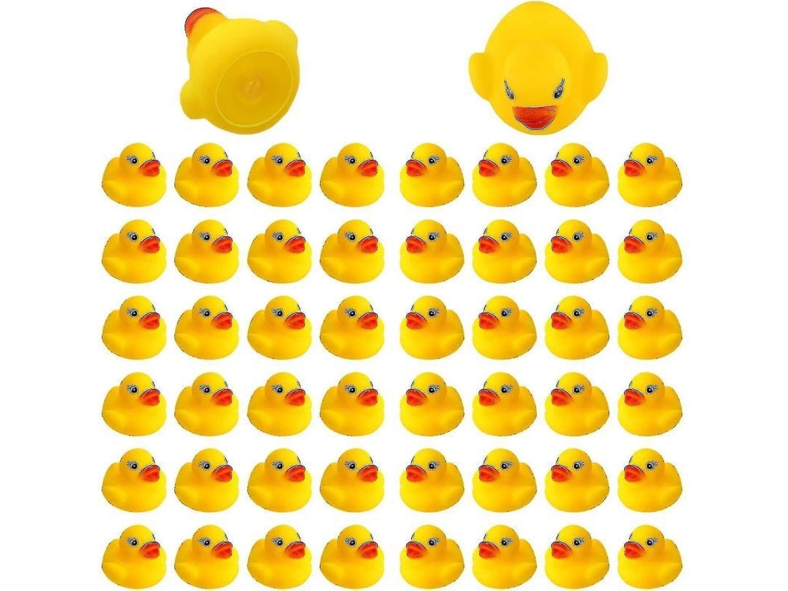 2026 50 Patitos de Goma Pequeños para Que Los Niños Jueguen a La Hora Del Baño: Juguetes Seguros Y Divertidos.
