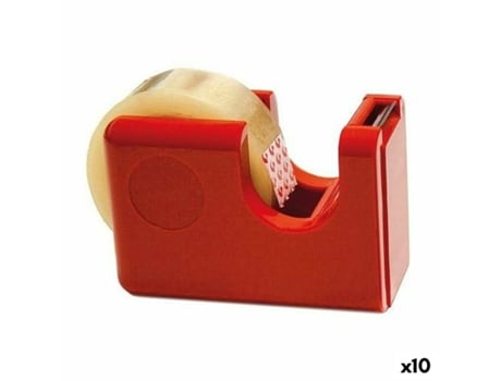 Suportes para fita adesiva colorida, 19 mm x 33 m (pacote com 10)