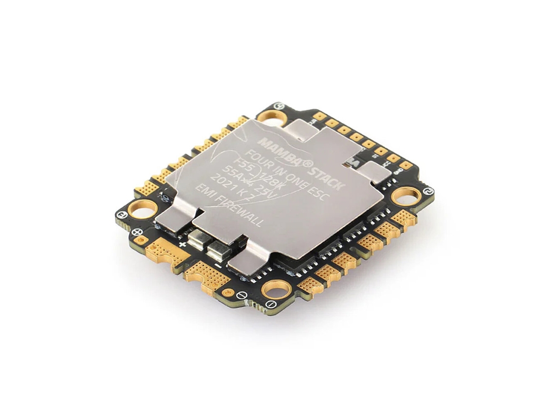 Esc 65a 30,5mm*30,5mm Mamba 128k F45 F55 F65 45a 55a 65a 3~6s Blheli_32 Esc Brushless 4 em 1 para Drone de Corrida Fpv Rc MDUG