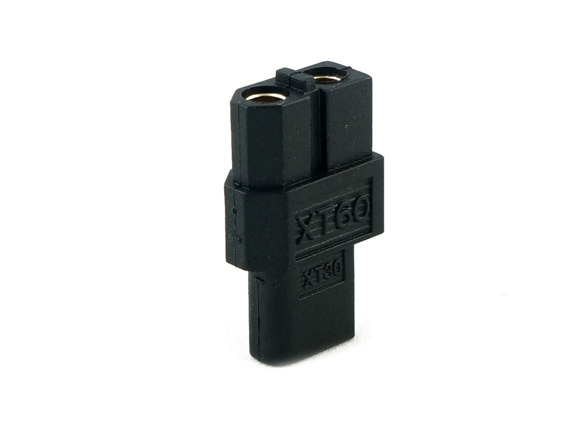 Conector de Conversão Integrado Hota Preto, Ficha Fêmea Tx60 para Ficha Macho Xt30 para Drones Fpv Rc MDUG