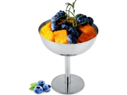 Copas Para Helado De Acero Inoxidable Con Base, 10 Cm