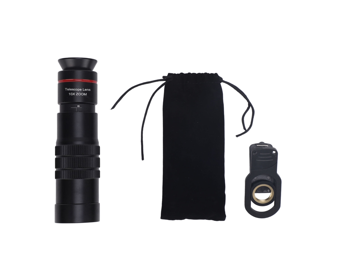 2026 lente Telescópio para Móvel 10x Zoom Clip Monocular Portátil para Smartphone