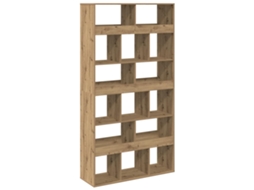 Bookcase, Bookcases Vidaxl Marrom Madeira Processada (n/a)