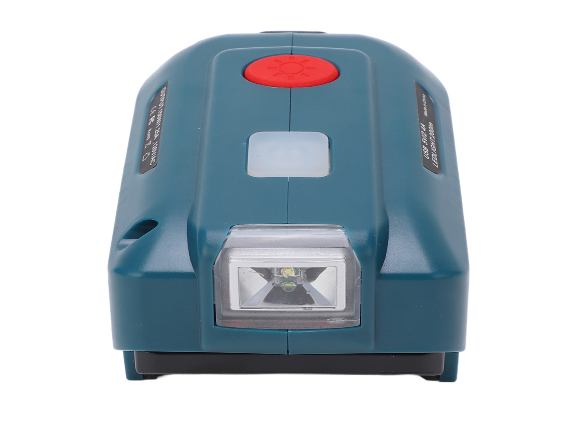 Inversor De Energia De Bateria Dc 18v Para Ac 150w Com 2 Saídas Usb, Ideal Para Acampamentos Ao Ar Livre E Ferramentas Elétricas.