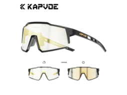 Óculos de Sol Fotocromáticos para Ciclismo, Óculos de Sol para Esportes Ao Ar Livre Que Mudam de Vermelho e Azul, Óculos Estilo Harley. MDUG