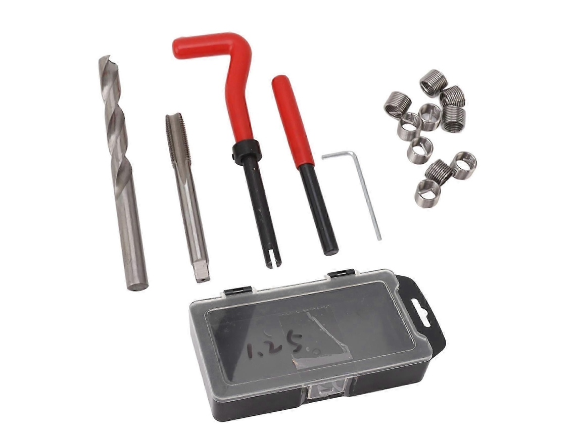 Kit De Reparo Rosca M10x1,25 Com Cabo Curvo Em Aço Carbono.