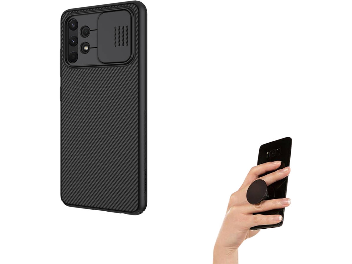 Capa Samsung A52 5G PHONESHIELD Camshield e Popsocket Preto