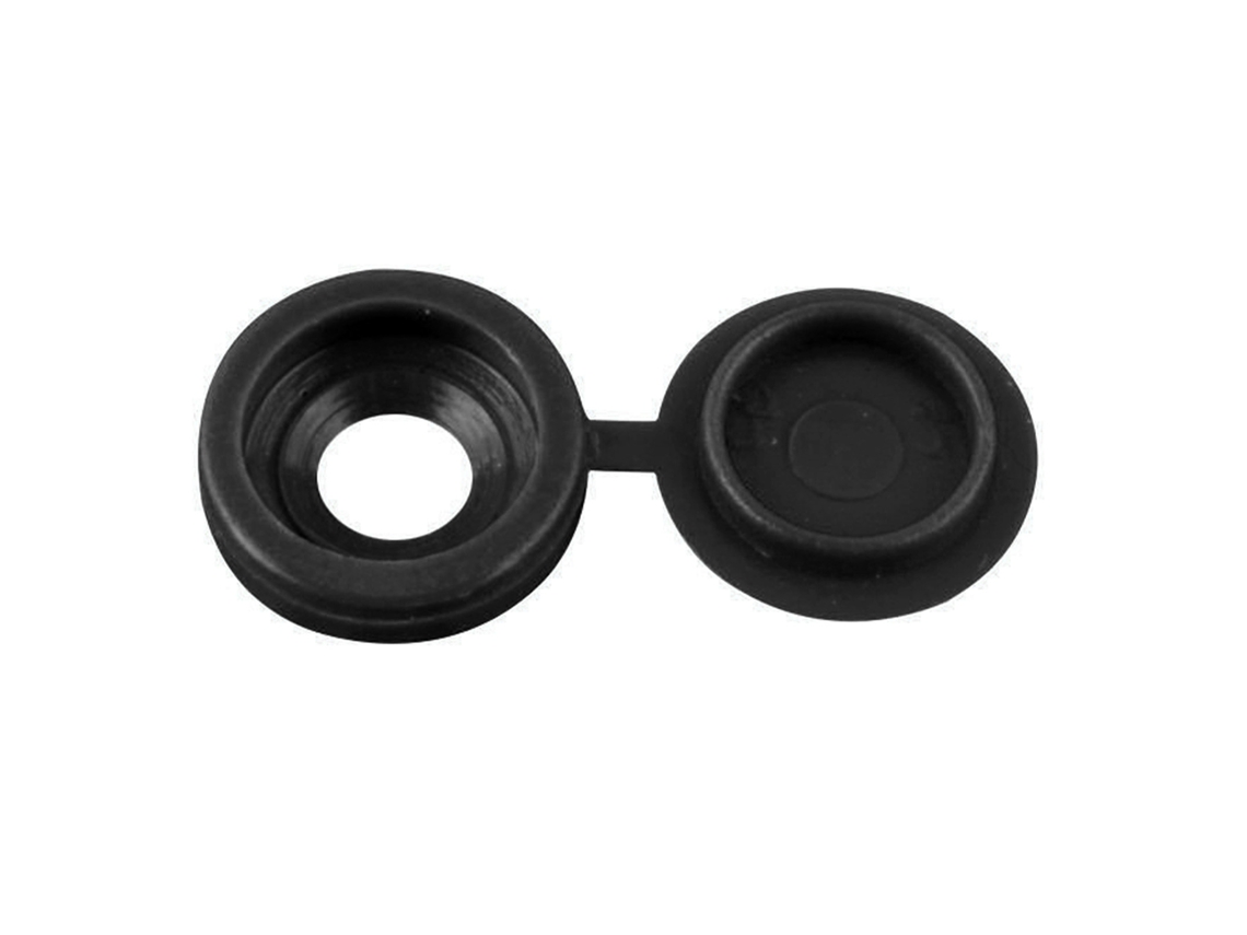 Capas Decorativas De Parafuso Plástico M5 Protetoras Para Parafusos Auto-atarragantes Mobília Armário Preto