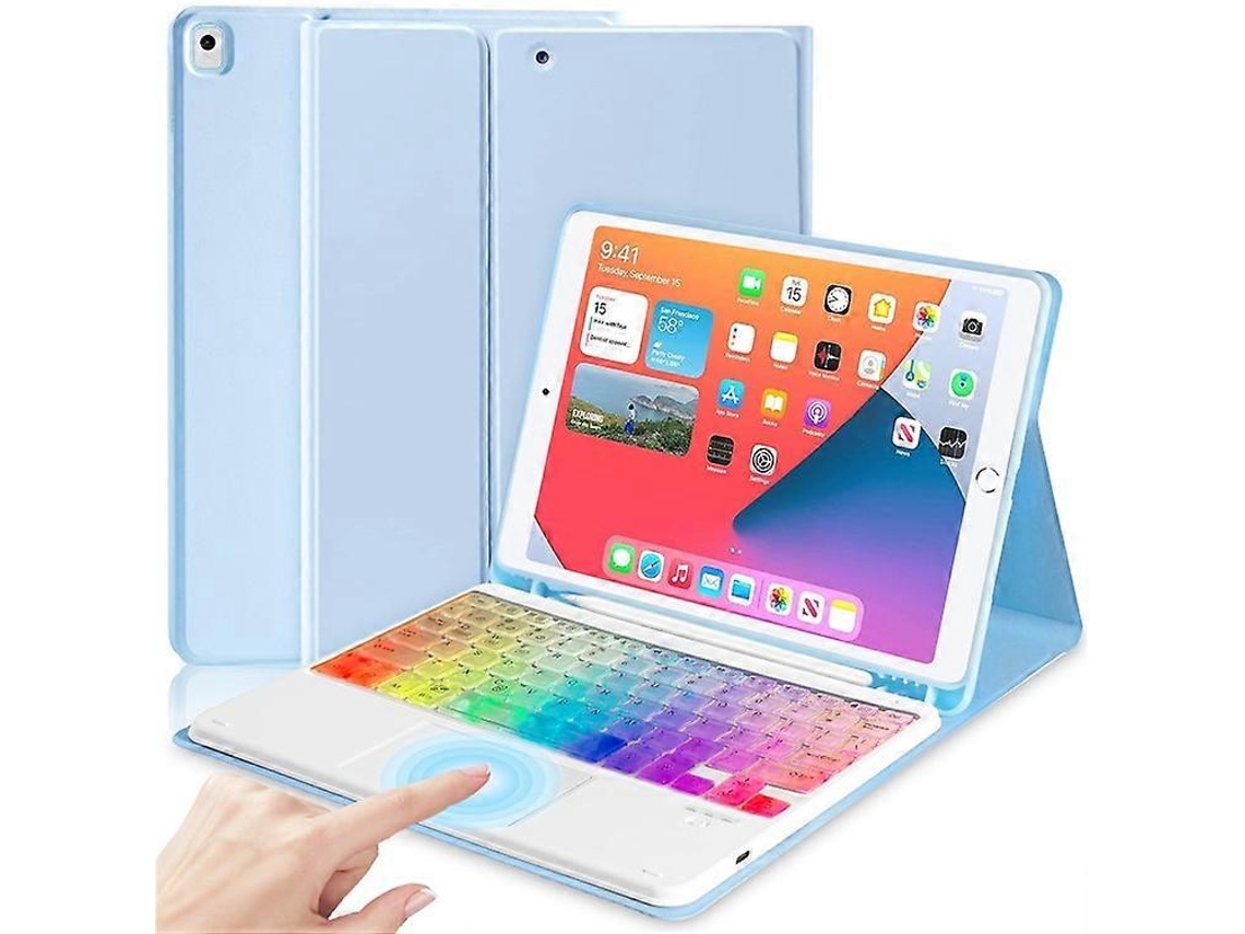 Rg 1029d Compatível Com Ipad 10.2 / (2019) / (2020) / Air 10,5 Polegadas (2019) / Pro 10,5 Polegadas (2017) Touchpad Bluetooth Keybo Webake (2021)