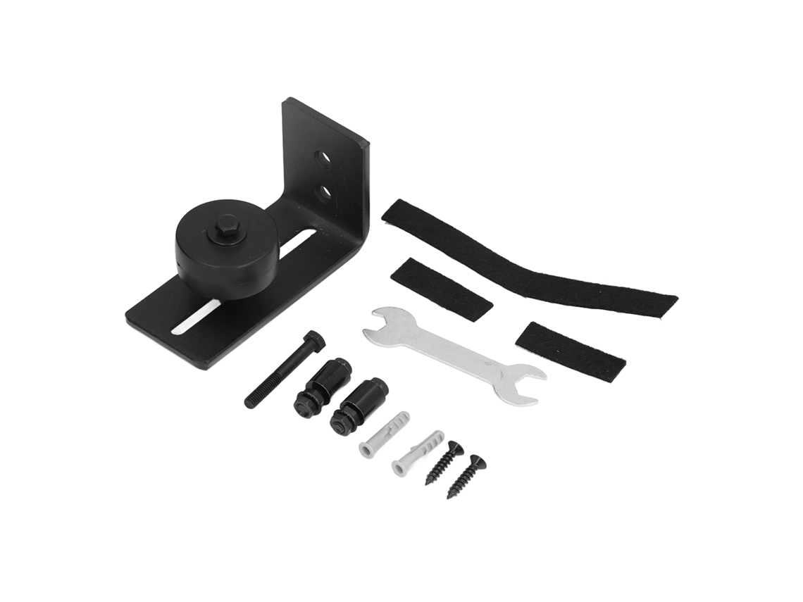 Laxiscreed Guia De Chão Para Porta De Celeiro 8 Em 1 Com Rolo Ajustável E Material De Carbono