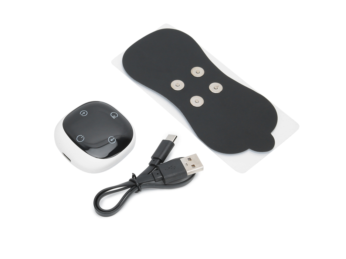 Mini Massageador Elétrico Ems Para Pescoço, Carregamento Usb, Alívio Da Dor Muscular, Adesivo De Massagem Cervical.