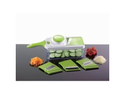 Cortador De Legumes Mandolim Multifuncional Ajustável 4 Lâminas Enrico 811 107 Aquaforge