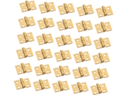 Dobradiças Miniatura Giratórias Clispeed, 30 Peças, Em Cobre, Para Decoração De Caixas Madeira Resistentes À Ferrugem E