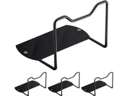 Conjunto de 4 Pés Metal Antiderrapantes para Camas e Sofás Largos, na Cor Preta, Adequados CHABERLU