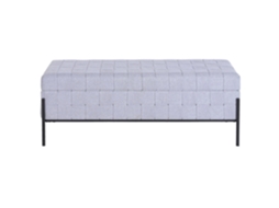 Banco para Sapatos em Poliéster e Metal com Tampa (122x47x45cm) ALEXANDRA HOUSE LIVING