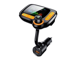 Transmissor FM Bluetooth para Automóvel Carregador Rápido para Automóvel Adaptador de Música para Automóvel Kit para Automóvel