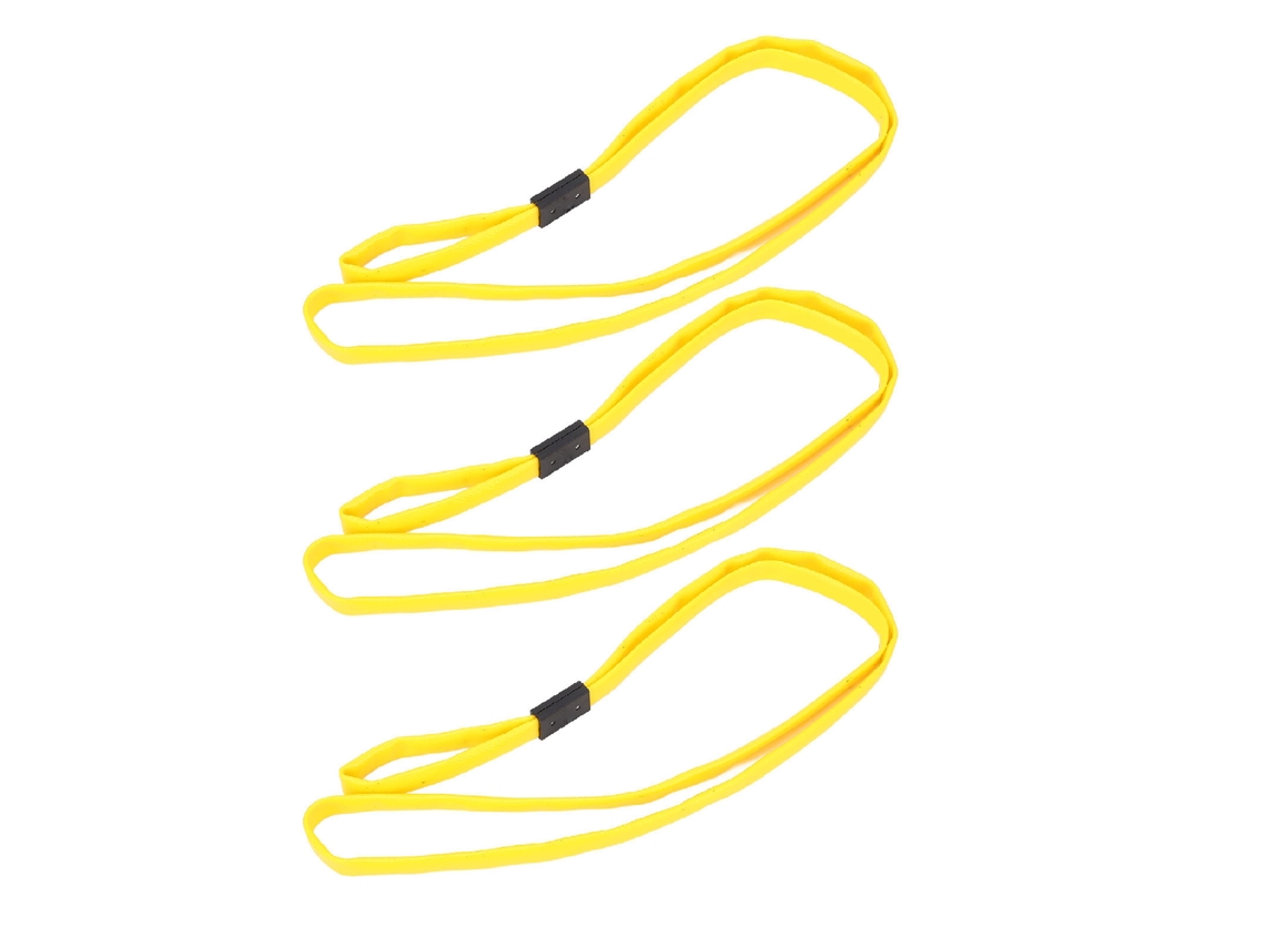 Conjunto de 3 unidades de corda de segurança universal ajustável em PVC para ferramentas, corda para pendurar em trabalhos de madeira.