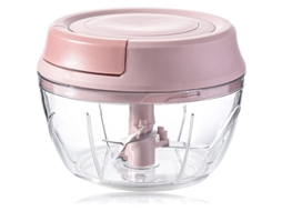 Cortador Manual De Alimentos Triturador De Verduras E Frutas Processador Para Bebê Molho Salada Pesto Puré