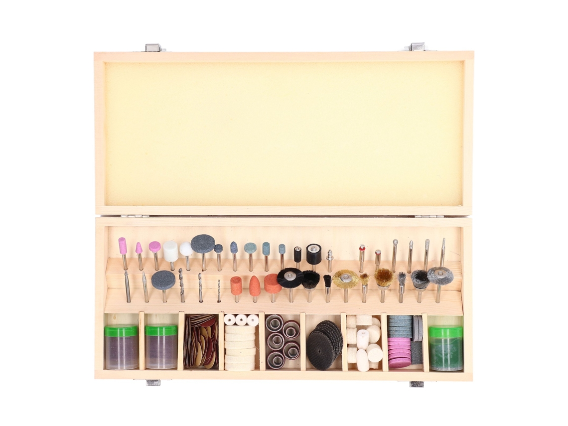 Kit De Acessórios Para Ferramenta Rotatória 228 Peças, Broca De 3mm, Para Lixamento, Polimento, Esmerilado E Gravura Em Madeira