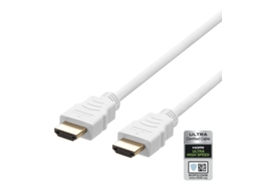 Cabo Hdmi de Ultra Alta Velocidade 48 Gbps, 3 M, Branco AQUAFORGE