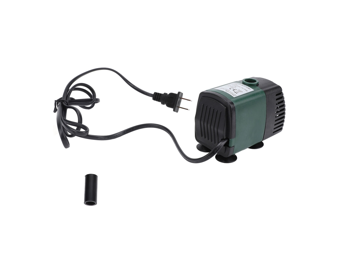 Bomba Submersível 7w 500l/h 120cm Ip68 Silenciosa Para Aquário Piscina Fonte Lar Plug Us 110v