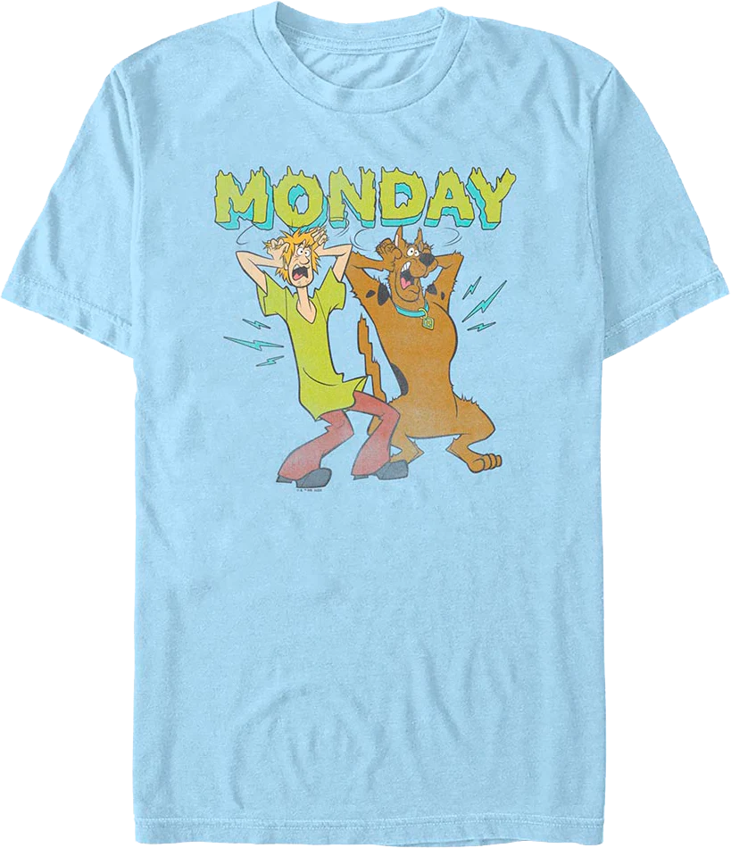 T-shirt Rockinstone Monday Scooby-doo(m)