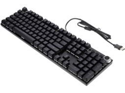 Teclado Mecânico Com Retroiluminação Rgb, Teclas Ergonômicas, Design Profissional Para Jogos E Uso No Escritório, Durável E Prático Gokoco