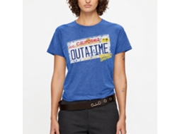 Rockinstone Back To The Future Movie Outa It Heather Royal Adult T-shirt Size:m