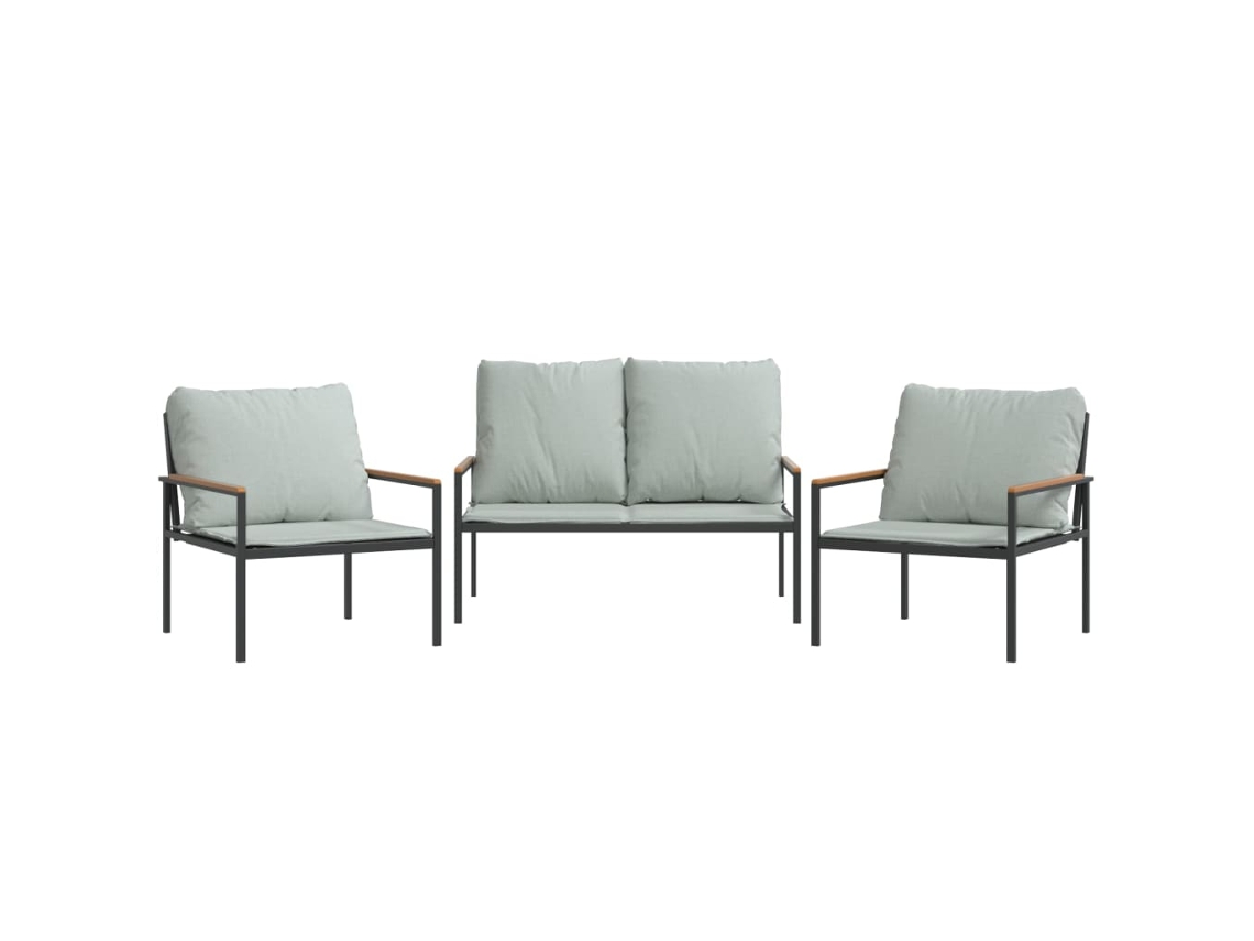 Garden Lounge Set, Garden Lounge Sets Vidaxl Antracite Aço
