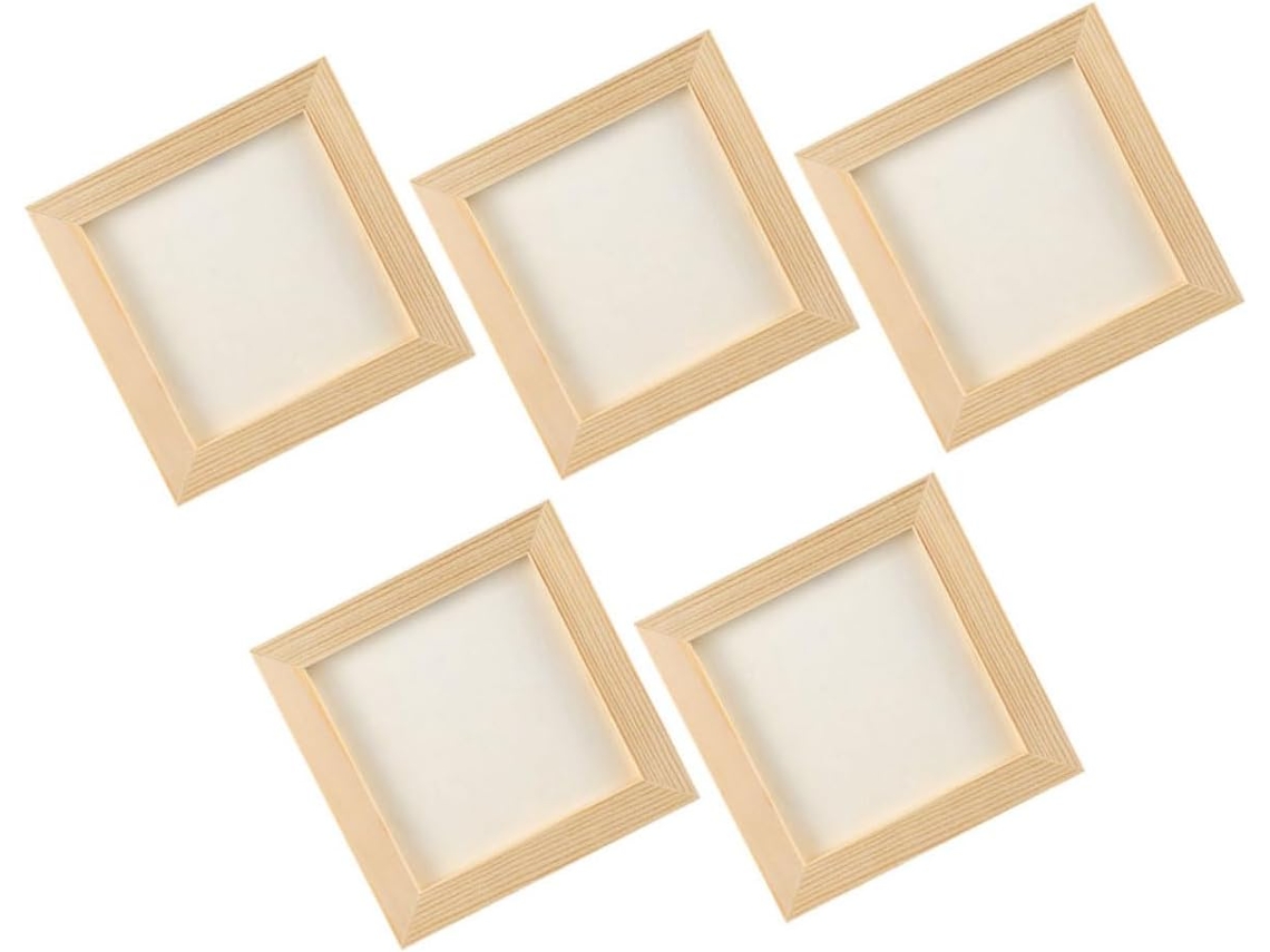 Pacote com 5 Fotos em Branco Ideal para Projetos de Artesanato para Meninos e Meninas. CHABERLU
