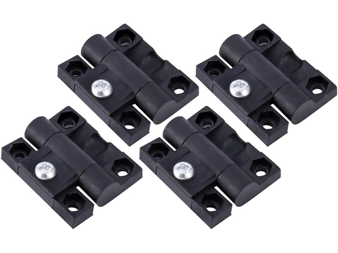 Conjunto De 4 Dobradiças Plástico Com Torque Ajustável E Controle Amortecimento Para Batente Posição Da Tampa Porta Do