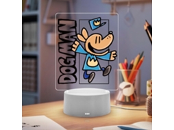 Luminária Noturna Oficialmente Licenciada Do Dog Man - Led Com Base