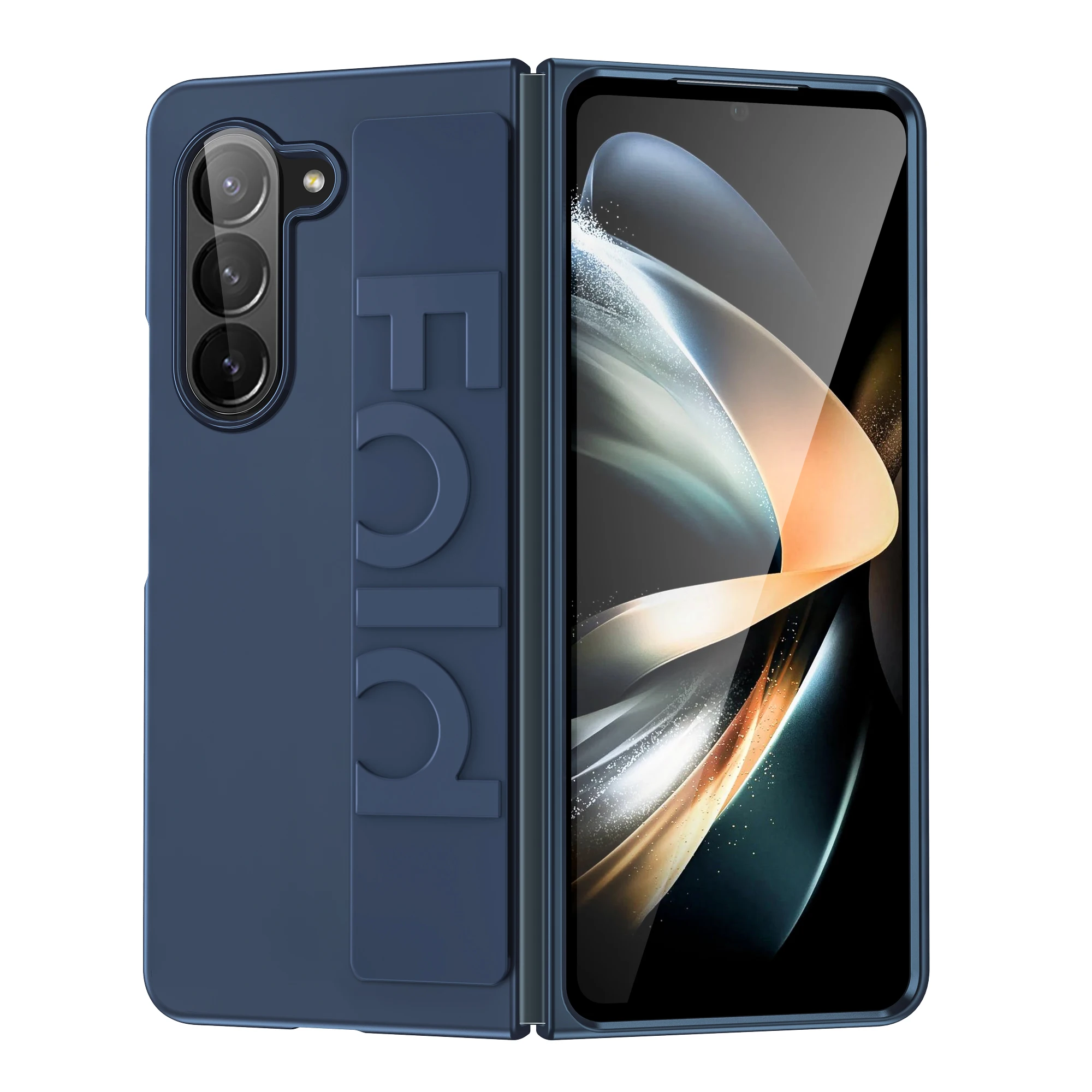 Capa De Celular Tipo Pulseira Macia E Flexível (azul Galaxy Z Fold3 5g)