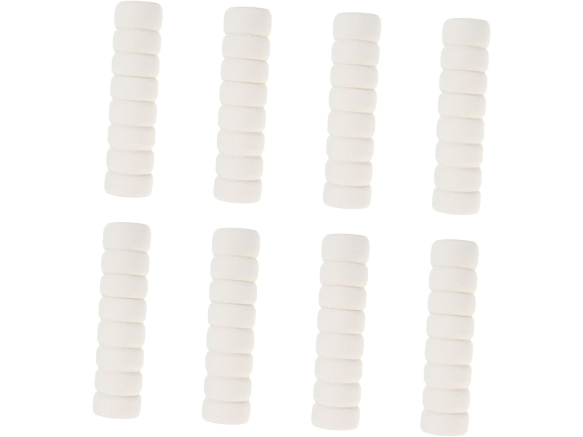 Conjunto De 8 Capas Protetoras Para Maçanetas Portas Em Material Eva Bege, Para Uso Doméstico, Antiestáticas E Com