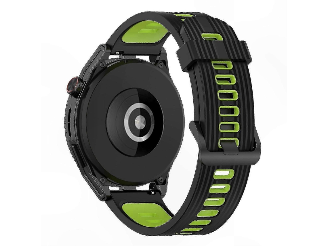 Pulseira Listrada Bicolor Para Smartwatches De 22 Mm