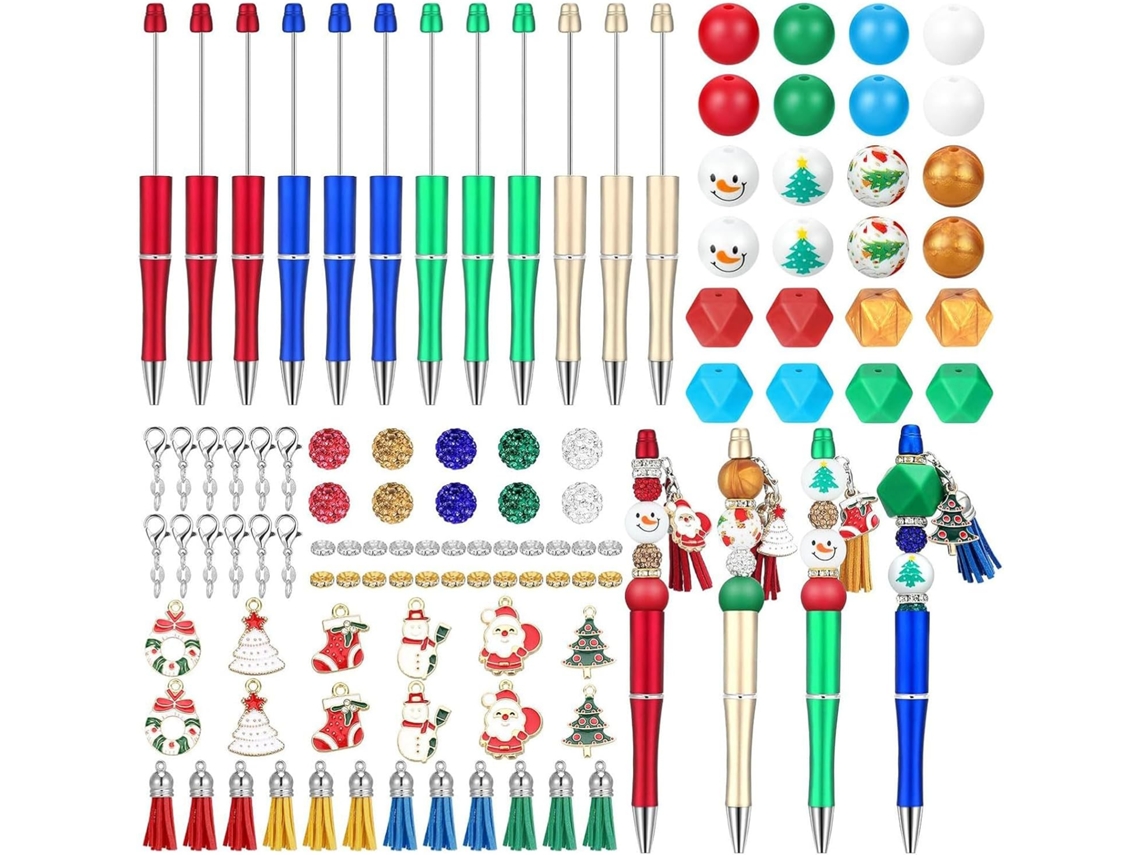 Canetas Esferográficas Retráteis SFUSHOS, Natal, desenhos animados