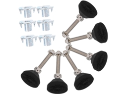 Doitool Conjunto De 6-almofadas Ajuste Altura Para Móveis, Bases De Suporte Para Mesas E Sofás