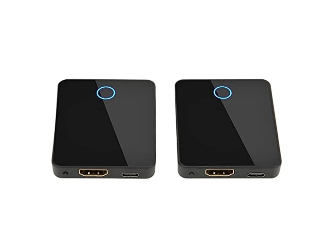 Receptor Transmisor Inalámbrico Hdmi Kit Extensor Inalámbrico Hdmi Digital Receptor Transmisor Av 4K 1080P Hd 3D para Jogos de Cine em Casa de Conf (Outlet Grade A)