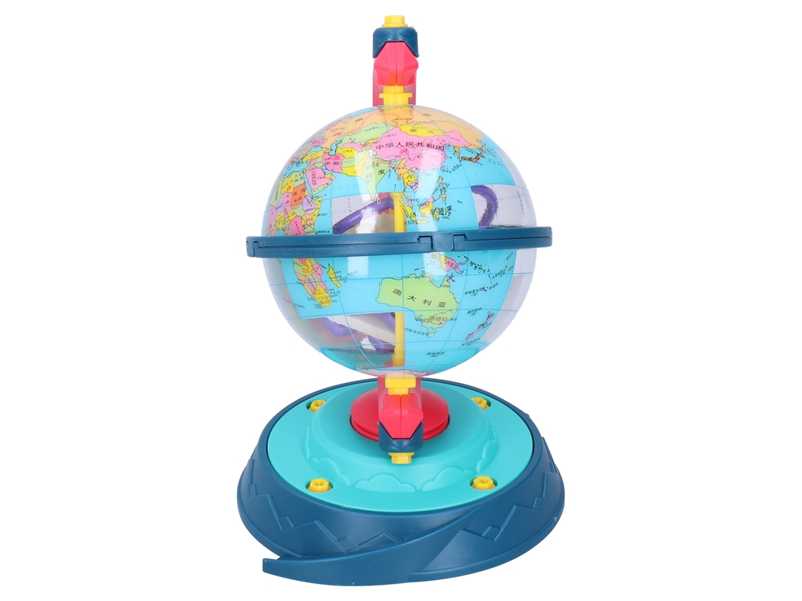 Mali brinquedo de Montagem de Globe com Porcas para Crianças Diy Jogo Educativo Modelo de Mundo Infantil