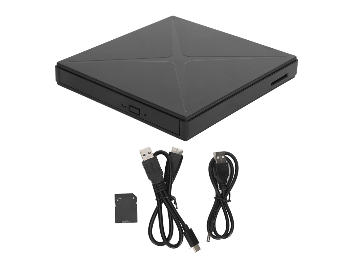 2026zentro-unidade De Dvd Externo Usb 2.0 3.0 Leitor De Cartão De Armazenamento Gravador Plug And Play Para Laptop Desktop