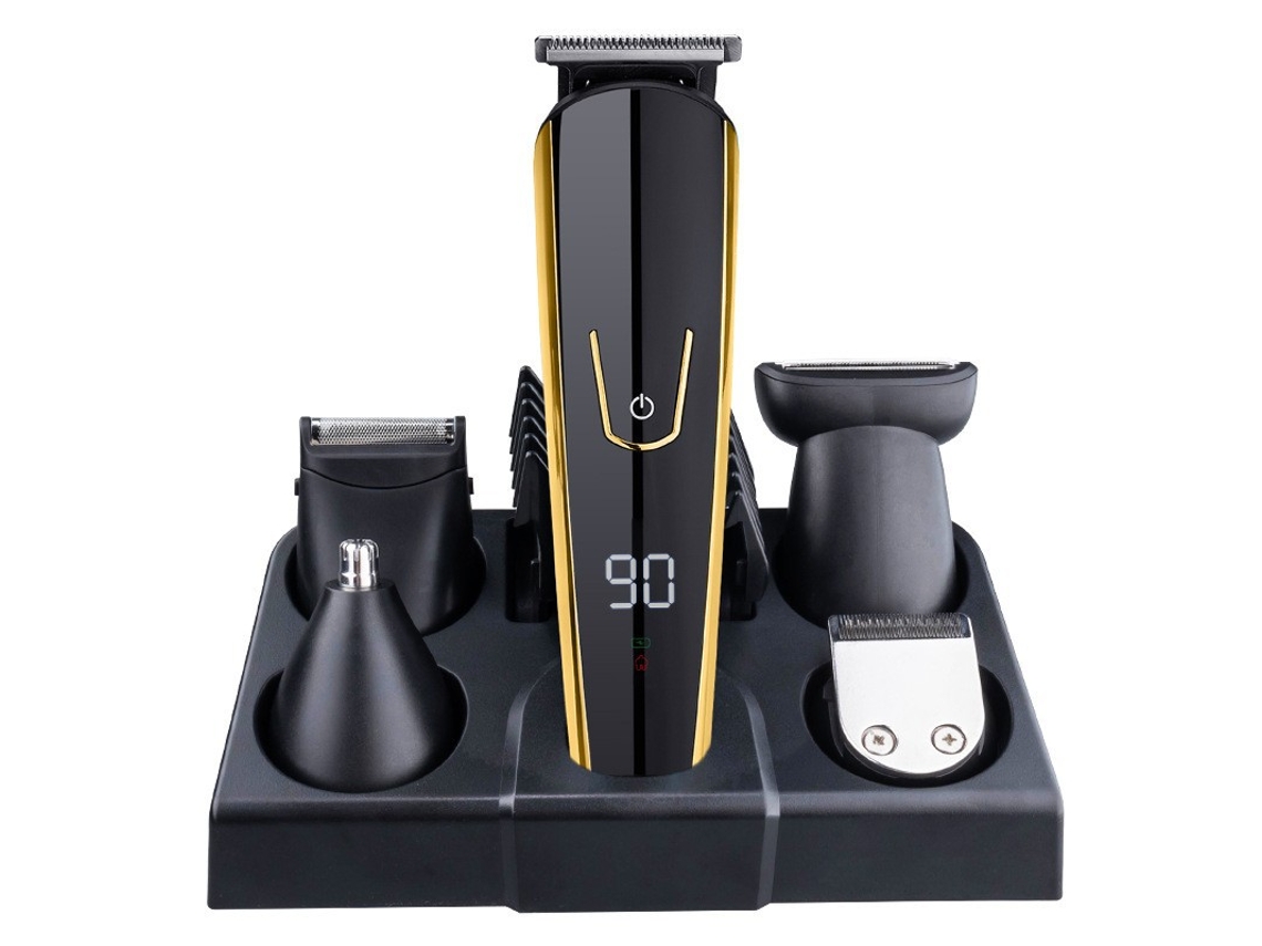 Aparador De Barba,recarregável Para Bigode, Groína E Manscaping Dourado Hexinyigjly
