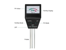 Analisador De Ph E Fertilidade Do Solo 2 Em 1 Tester Portátil Para Jardim Horta