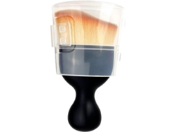 Pincel De Base Plano E Angular, Pincel De Contorno E Pincel De Blush Com Tampa Protetora Everley891 (1 Pacote)