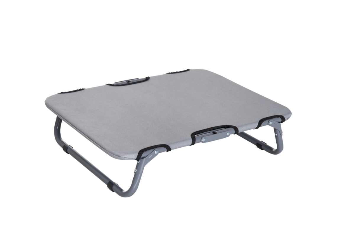Cama Dobrável Cães/gatos Externa Cinza 59x46x15 VOLTEDGE