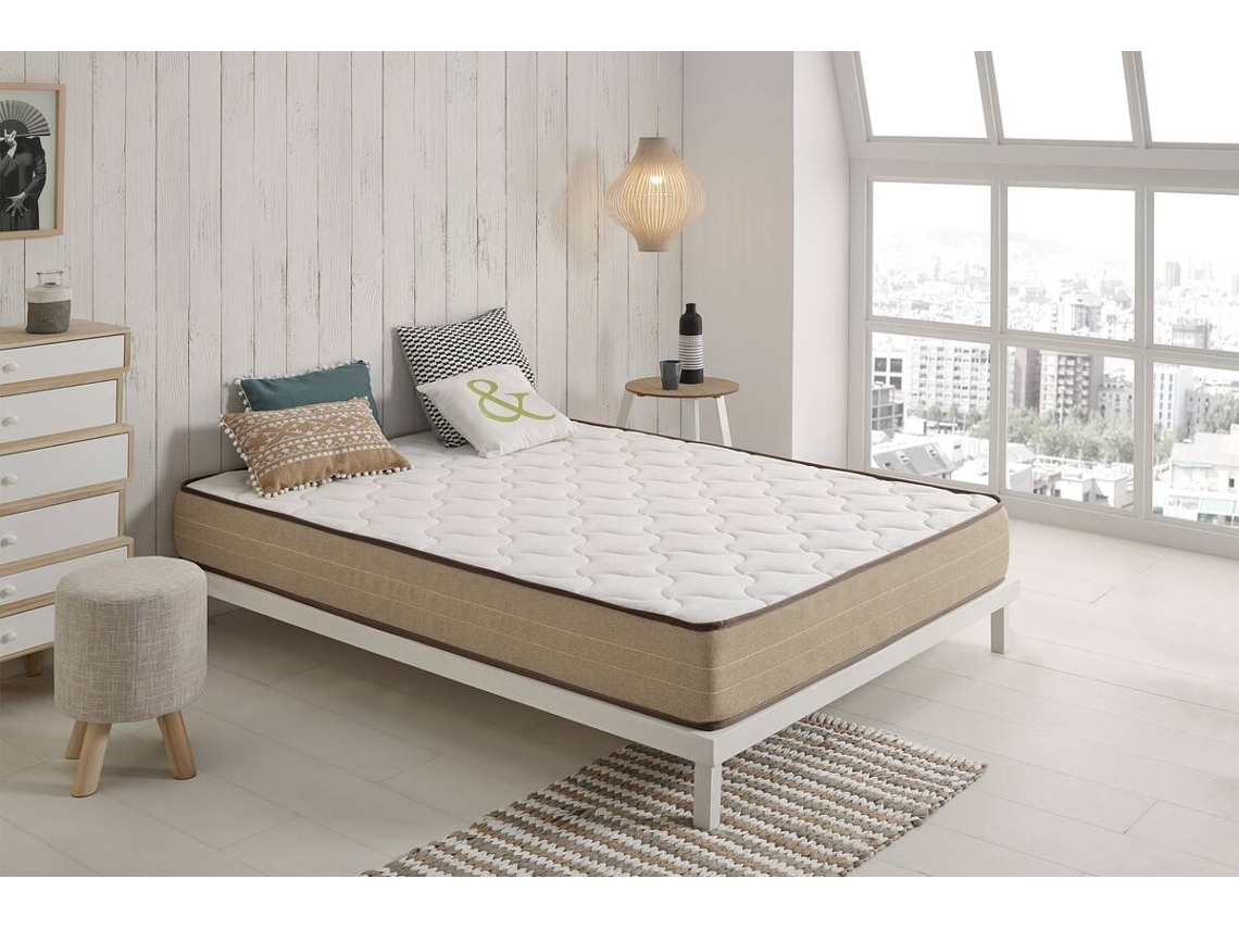 Colchão MOONIA Bamboo Eco Fresh Viscoelástico (80x180 cm - Altura: 21 cm)