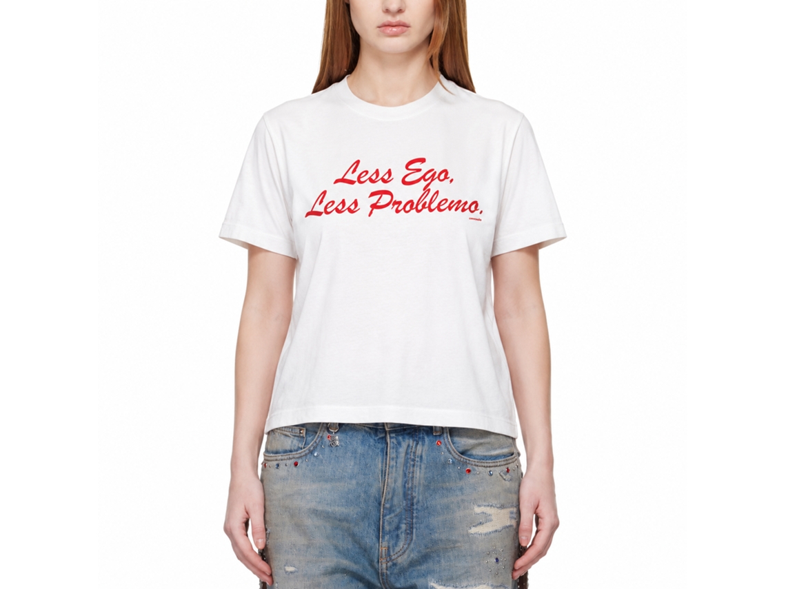 Rockinstone Less Ego, Less Problemo. Navucko T Shirt Unique Designer Style