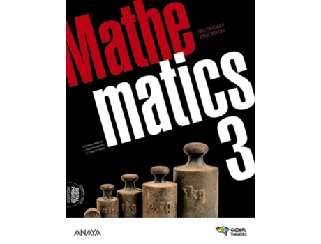 Livro Mathematics 3. Students Book Da Editorial Anaya De José Colera Jiménez, Ignacio Gaztelu Albero Et Al. (inglês)