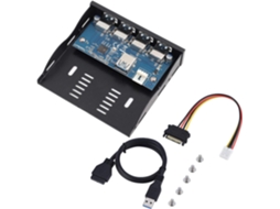 Painel Frontal para Disquete Usb 3.0: Converta um Espaço de Unidade de 5 Polegadas em SFUSHOS
