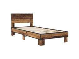 Estrutura de Cama com Cabeceira Madeira Antiga MAISON EXCLUSIVE (80x200 cm)