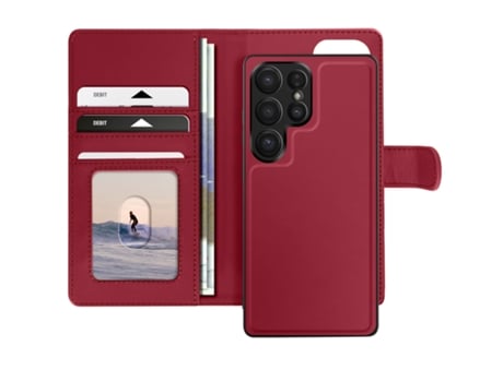 Mayaxess Estojo Galaxy S25 Ultra Com Capa Destacável Vermelho